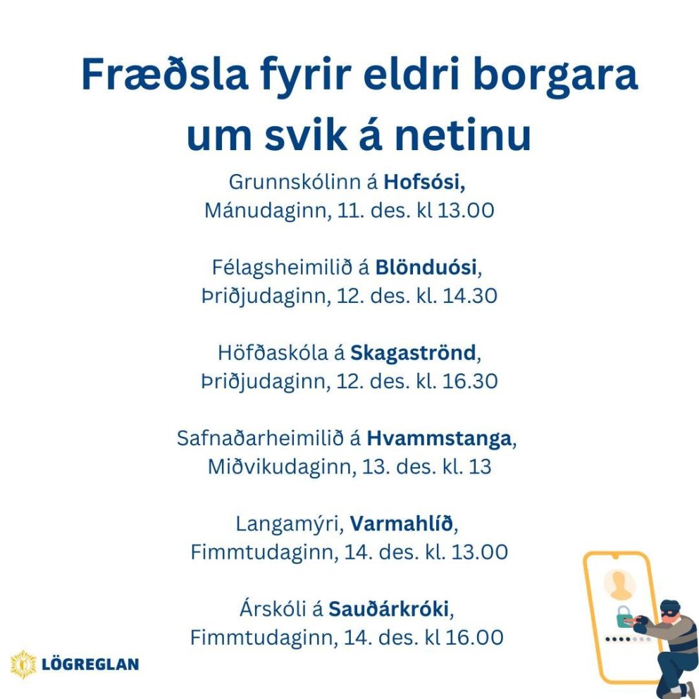 Fræðsla fyrir eldri borgara